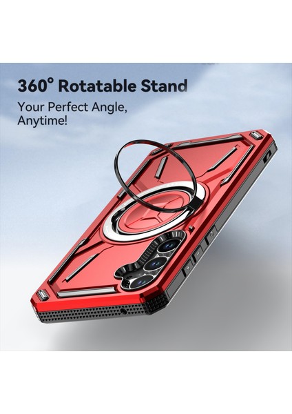 Samsung Galaxy A35 5g Kılıf Magsafe Tpu+Pc Kickstand Telefon Kılıfı-Ordu Yeşili ile Uyumlu (Yurt Dışından) fırsatları