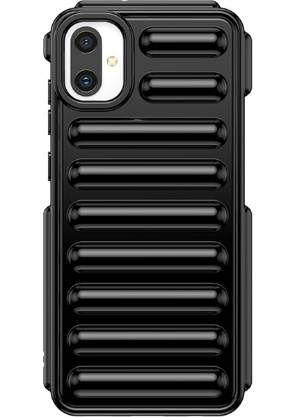 Kapsül Serisi Samsung Galaxy A05 4g Kılıf Tpu Anti-Drop Cep Telefonu Kapağı-Siyah (Yurt Dışından)