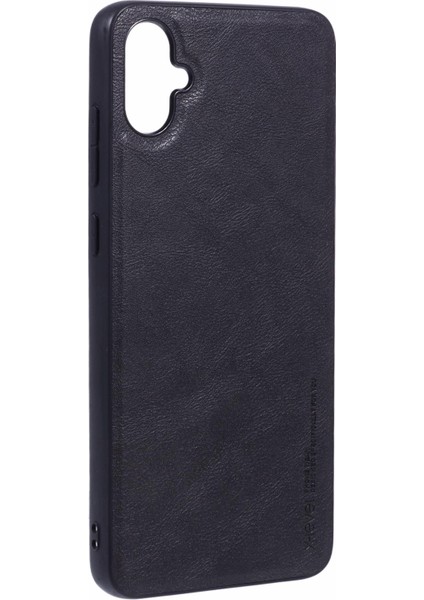 X-Level Bojue-3 Serisi Samsung Galaxy A05 4g Kılıf Çizilmez Deri Arka Telefon Kapağı-Siyah (Yurt Dışından)
