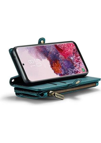 Samsung Galaxy S20 4G/S20 5g Cüzdan Kılıf Rfıd Engelleme Pu Deri Telefon Kapağı-Yeşil (Yurt Dışından) indirimleri
