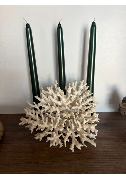 10'lu Şamdan Varaklı Dekoratif ve Hediyelik Mum fiyatları