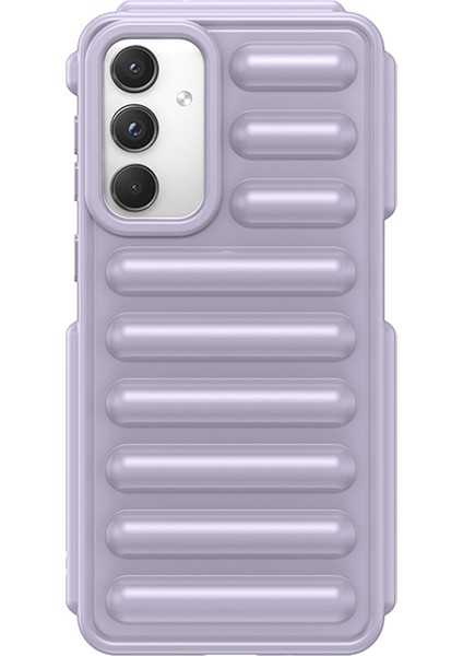 Kapsül Serisi Samsung Galaxy M55 5g Tpu Telefon Kılıfı Düşme Koruması Cep Telefonu Kapağı-Mor (Yurt Dışından)
