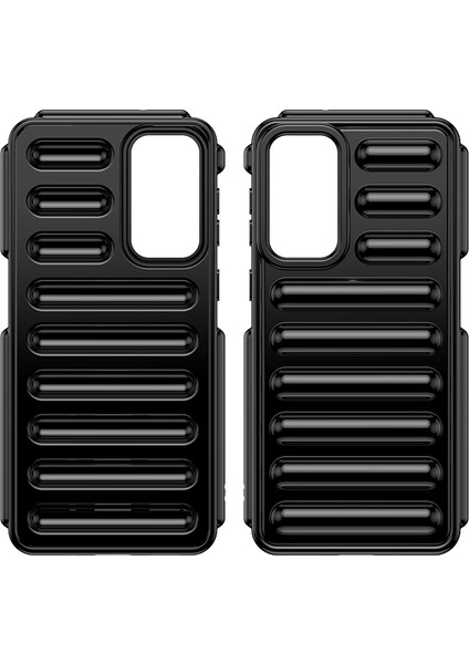 Kapsül Serisi Samsung Galaxy M55 5g Tpu Telefon Kılıfı Düşme Koruması Cep Telefonu Kapağı-Turuncu (Yurt Dışından)