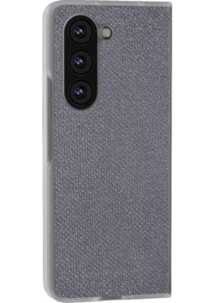 Samsung Galaxy Z Fold6 5g Kılıf Deri + Pc Telefon Kapağı Taşlı Doku-Siyah (Yurt Dışından) indirimleri