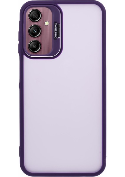 Samsung Galaxy A24 4g (162,1 x 77,6 x 8,3mm) Kılıf Kickstand Tpu+Pc Telefon Kapağı-Mor (Yurt Dışından)