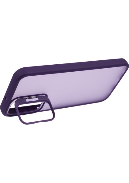 Samsung Galaxy A24 4g (162,1 x 77,6 x 8,3mm) Kılıf Kickstand Tpu+Pc Telefon Kapağı-Mor (Yurt Dışından)