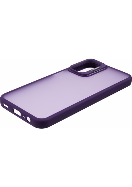 Samsung Galaxy A24 4g (162,1 x 77,6 x 8,3mm) Kılıf Kickstand Tpu+Pc Telefon Kapağı-Mor (Yurt Dışından)
