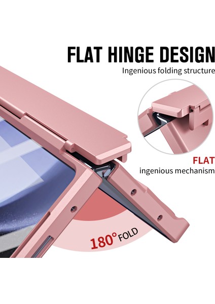 Samsung Galaxy Z Fold6 5g Kılıf Kickstand Sert Pc Telefon Kapağı Stylus-Pembe (Yurt Dışından) fiyatları