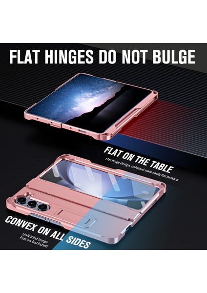 Samsung Galaxy Z Fold6 5g Kılıf Kickstand Sert Pc Telefon Kapağı Stylus-Pembe (Yurt Dışından) modelleri