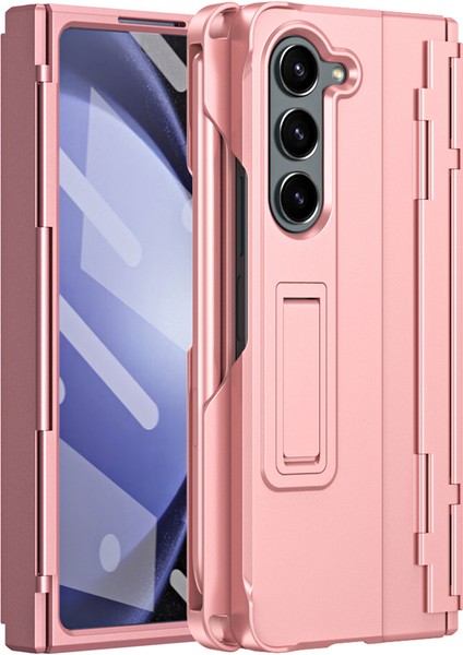 Samsung Galaxy Z Fold6 5g Kılıf Kickstand Sert Pc Telefon Kapağı Stylus-Pembe (Yurt Dışından) fırsatları