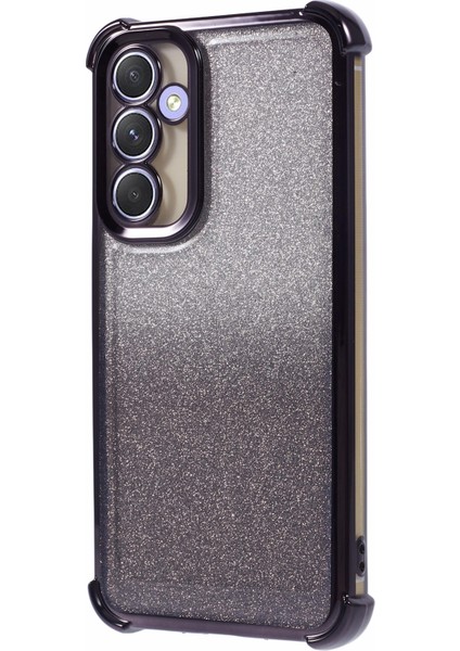 Samsung Galaxy A54 5g Kılıf Sparkle Darbeye Dayanıklı Tpu Telefon Kapağı Galvanik Kenarlar-Siyah (Yurt Dışından) modelleri