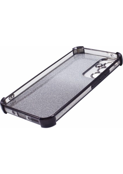 Samsung Galaxy A54 5g Kılıf Sparkle Darbeye Dayanıklı Tpu Telefon Kapağı Galvanik Kenarlar-Siyah (Yurt Dışından) fırsatları