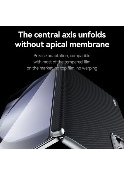 Sulada Samsung Galaxy Z Fold5 5g Manyetik Kılıf Deri + Pc Telefon Kapağı Otomatik Ribaund Menteşe-Mor (Yurt Dışından)