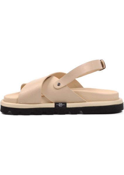 150 Bej Kadın Sandalet modelleri