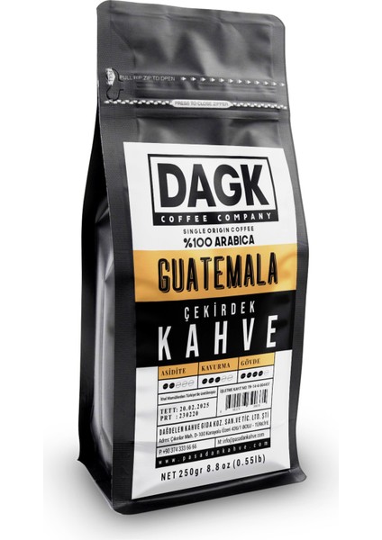 Guatemala Çekirdek Kahve 250 gr