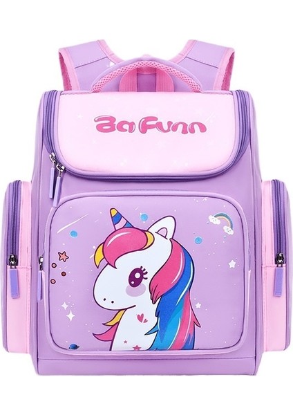 Yeni Uzay Çantası 1-3-6 Sınıf Ilkokul Öğrencisi Okul Çantası Internet Ünlü Kız Erkek Çantası Omurga Koruma Çocuk Sırt Çantası (Yurt Dışından)