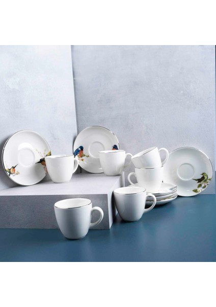ARYILDIZ BIRDS 12 PARÇA FİNCAN TAKIMI