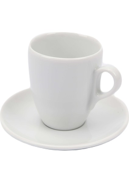 Verona Porselen Doppio Espresso Fincan ve Tabak Takımı - 130 ml