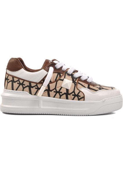 Premium 1306 Kahve-Beyaz Deri Erkek Sneaker fiyatları