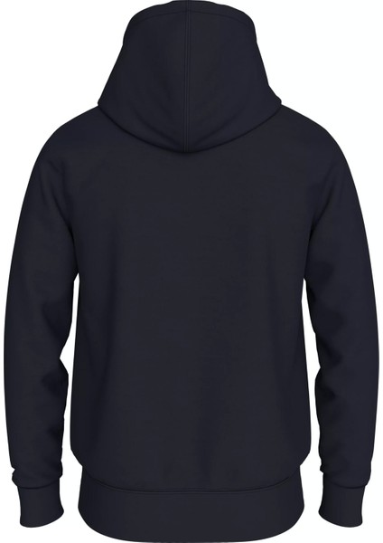 Tommy Hilfiger Erkek Hılfıger Strıpe Terry Hoody Sweatshirt-Lacivert