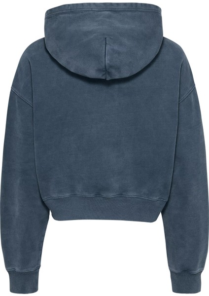 Kadın Tjw Vtg Varsity 1 Hoodie Sweatshirt - Mavi