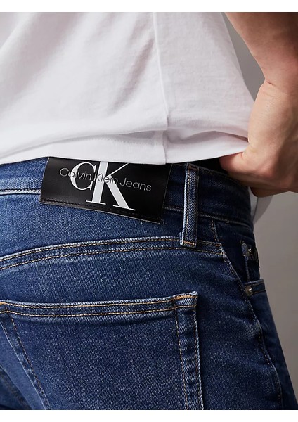 Calvin Klein Erkek Ck Slım Jean Pantolon - Lacivert