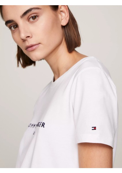 Kadın Regular Fit Beyaz T-Shirt modelleri