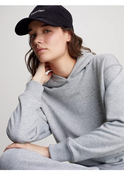 Kadın Pullover Kapüşonlu Sweatshirt - Gri fırsatları