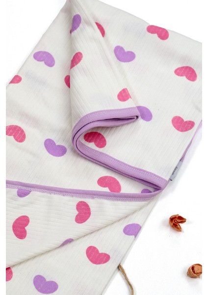 Kız Bebek Çift Katlı Natural Penye Battaniye STL6697 fiyatları