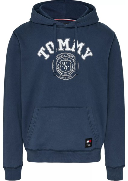 Tommy Hilfiger Erkek Tjm Reg Washed Prep Explr Hoodıe Sweatshirt