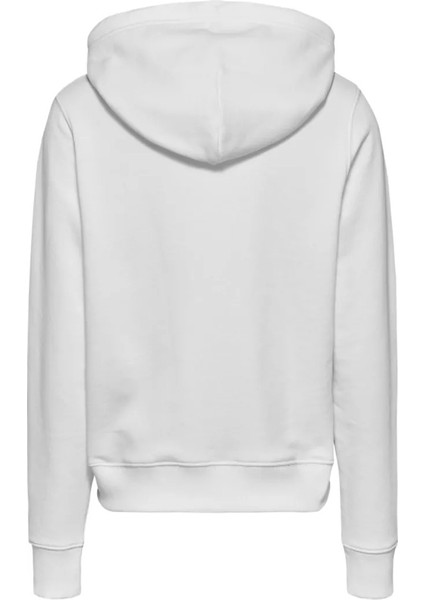 Kadın Tjw Essentıal Logo 1 Hoodıe Ext Sweatshirt-Beyaz