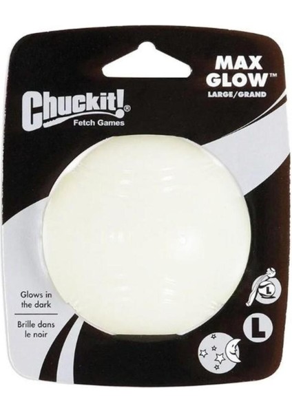 Chuckit! Max Glow Gece Parlayan Köpek Oyun Topu (Büyük Boy)