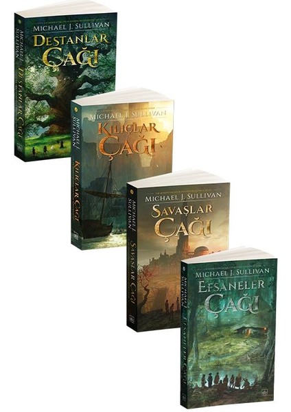 Destanlar Çağı - Kılıçlar Çağı - Savaşlar Çağı - Efsaneler Çağı - 4 Kitap - Michael J. Sullivan