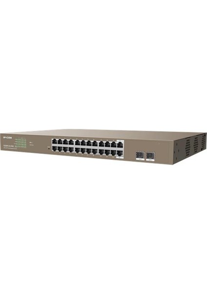 G3326P-24-410W 24 Port Gıgabıt+ 2X1GB Sfp Uplınk L2 Yönetilebilir 370W Poe Rackmount Swıtch