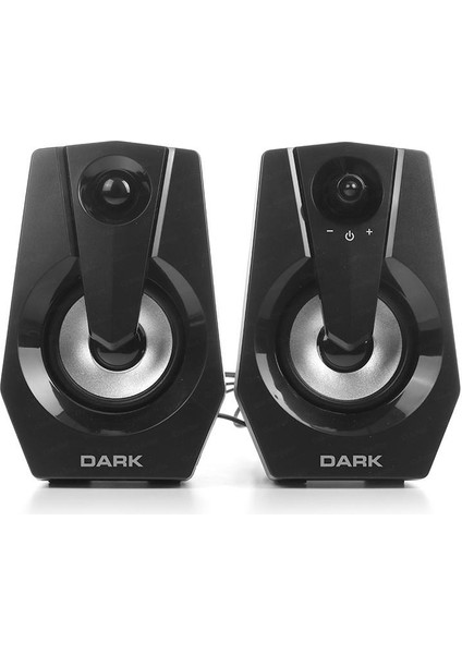 DK-AC-SP110 1+1 Multimedia USB Speaker Siyah