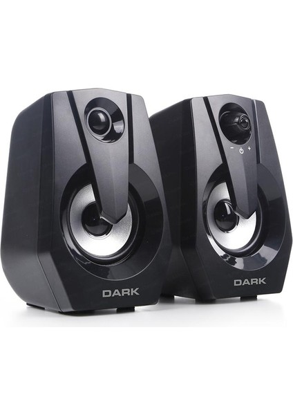 DK-AC-SP110 1+1 Multimedia USB Speaker Siyah