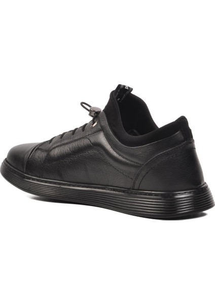 Pierre Cardin 382016 Siyah Deri Erkek Casual Ayakkabı