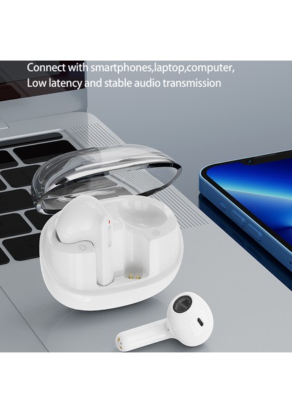 B021 Kablosuz Bluetooth Kulaklık Şeffaf Tws Kulaklıklar Düşük Gecikmeli Kulaklıklar - Siyah (Yurt Dışından) fiyatları
