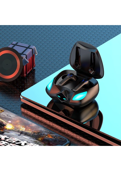 T28 Düşük Gecikme Süreli Oyun / Müzik Çift Modlu Kulaklık Rgb Işık Bluetooth 5.3 Kulaklık (Ce Sertifikası Yok) - Siyah (Yurt Dışından)