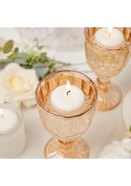 Beyaz Suda Yüzen Kokusuz Terapi Mumu Tanesi 4 Saat Yanar fiyatları