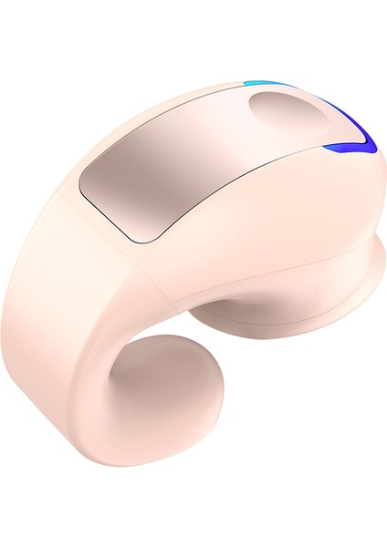 Spor Için GD28 Kemik Iletimli Klipsli Kablosuz Kulaklık Tek Kulaklı Bluetooth Kulaklık - Pembe (Yurt Dışından)