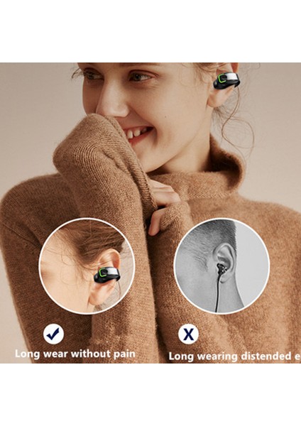 Spor Için GD28 Kemik Iletimli Klipsli Kablosuz Kulaklık Tek Kulaklı Bluetooth Kulaklık - Pembe (Yurt Dışından) fiyatları