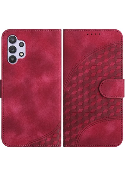 Samsung Galaxy A32 5g Pu Deri Kapak Çevirin Darbeye Deri (Yurt Dışından)