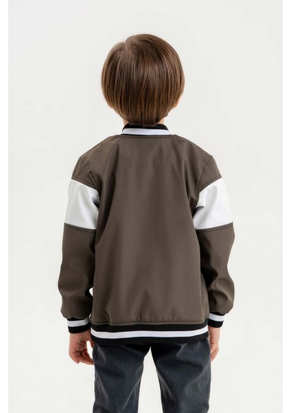 Çift Cepli Fermuarlı Kolej Su Geçirmez Erkek Çocuk Ceket fiyatları