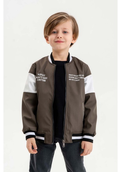 Çift Cepli Fermuarlı Kolej Su Geçirmez Erkek Çocuk Ceket indirimleri