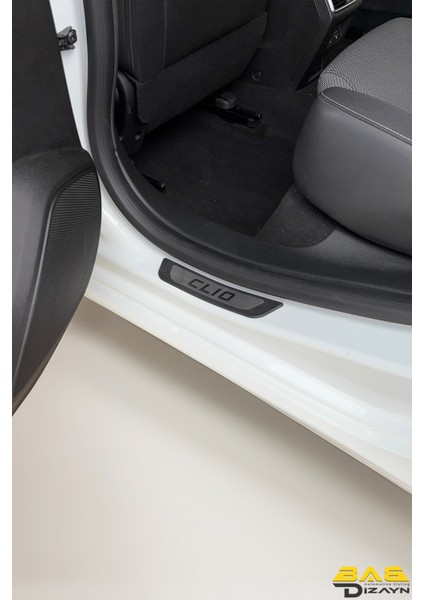 Renault Clio 5 Hb Krom Kapı Eşik Koruması 2019 ve Üzeri 4prç