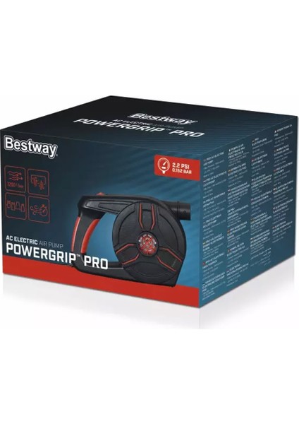 62247 Power Pro Ac 220V Elektrikli Şişirme Pompası