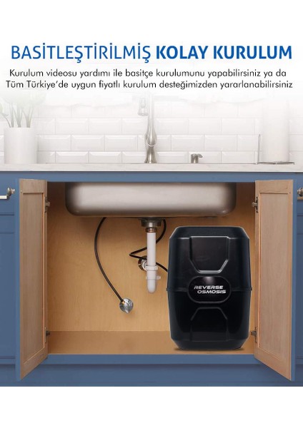 14 Aşamalı Pompalı Vontron Membranlı Multimineralli Su Arıtma Cihazı