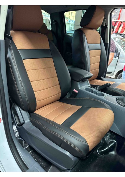 Ford Ranger 2012-2014 Model Araca Uygun Özel Dikim Koltuk Kılıfı