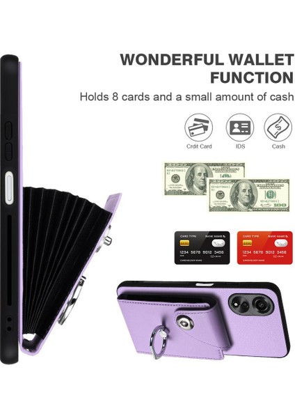 Oppo A38 4g Kart Yuvası Sahipleri Için Kılıf Deri Koruyucu Kapak El Kayışı (Yurt Dışından) fırsatları